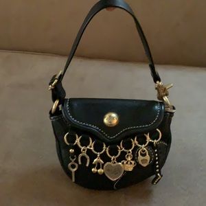 Juicy Couture  Mini Leather Charm Bag